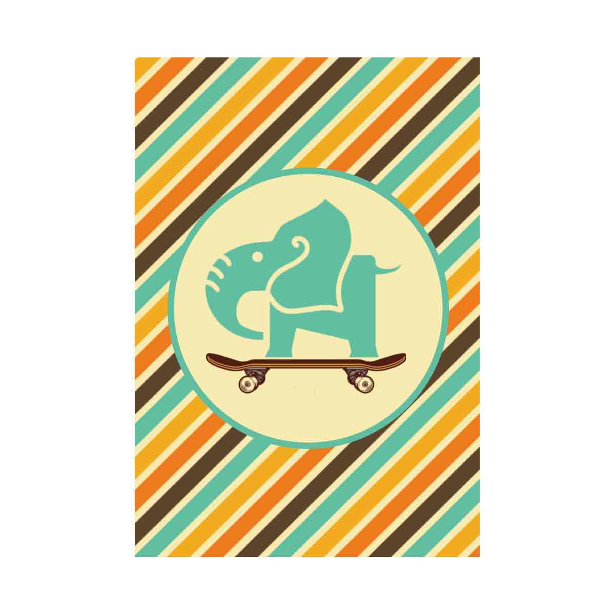 Elephant Skateboarding