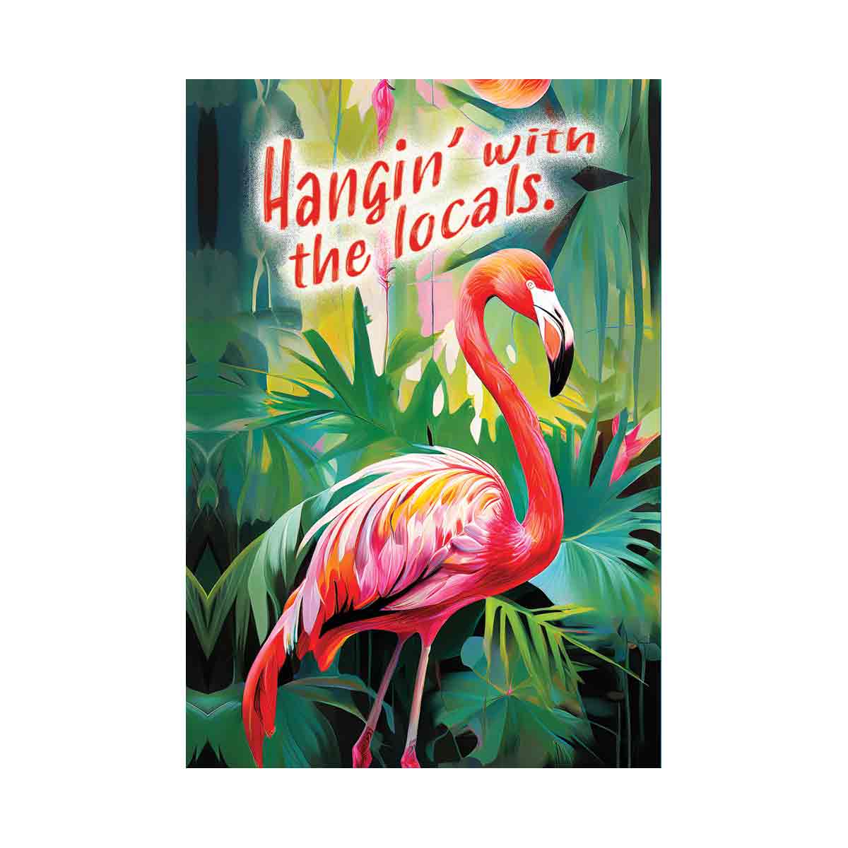 Hangin' with the locals   Flamingo